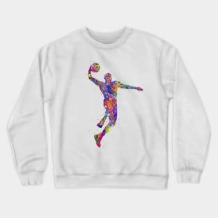 Basketball player dunk Crewneck Sweatshirt